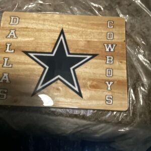 NFL Dallas Cowboys Folding Wood Tv Tray - Blue and Tan
